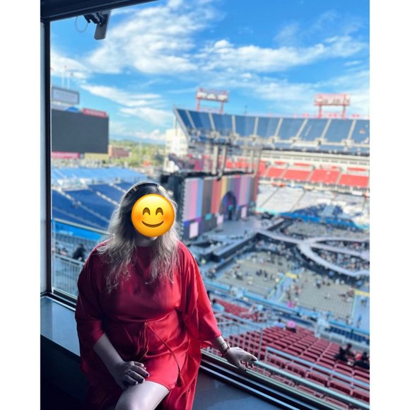 Erika Peña Cape Mini Dress DIOSA SHORT DRESS L/XL - Picture 14 of 15